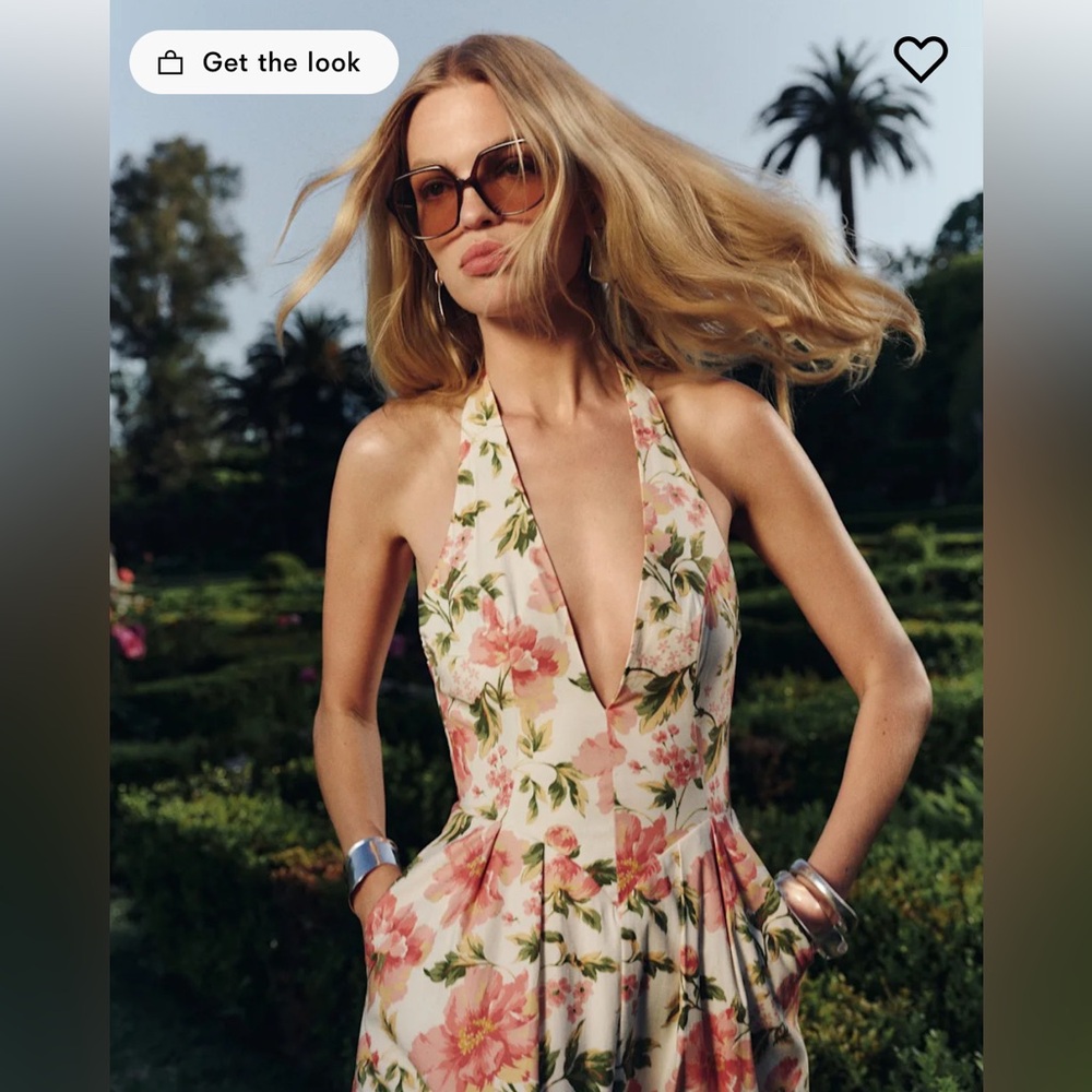 Reformation Diara Dress Ivory - Size 2